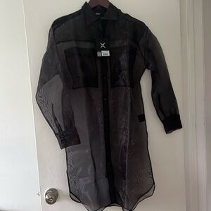 Brand new sheer tunic from Gstq.